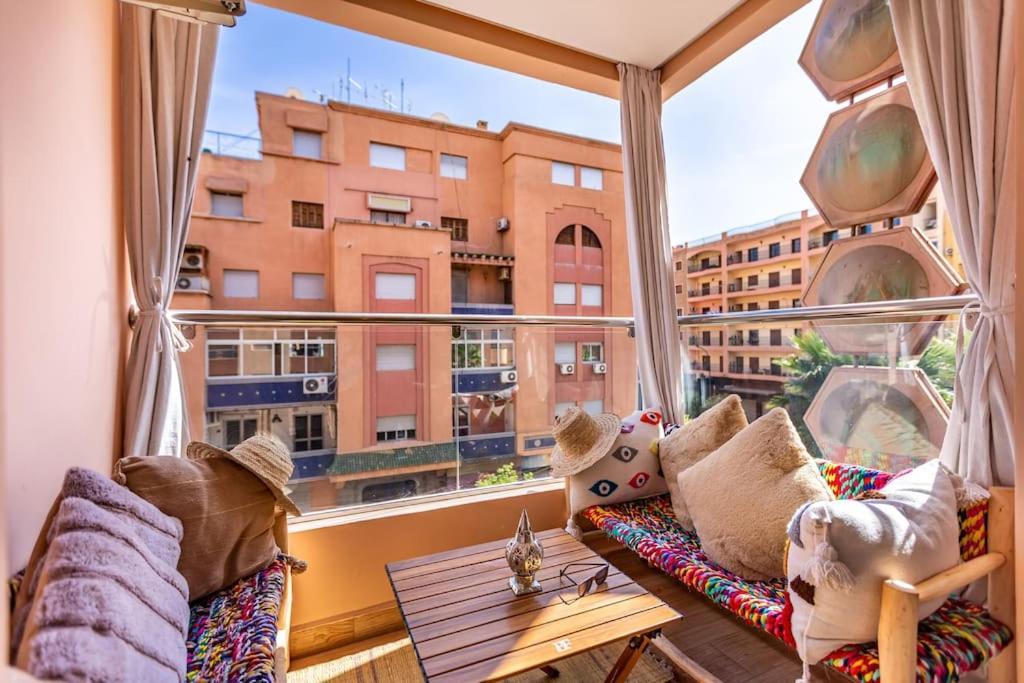 Charmante Wohnung Im Herzen Von Marrakech-Gueliz! Marrakesh Exterior photo